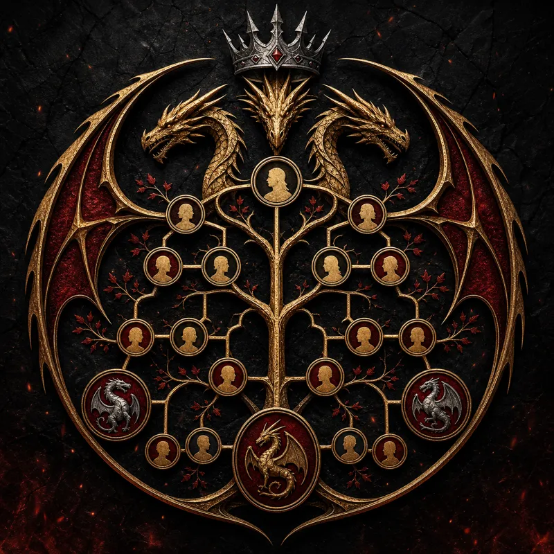 Targaryen Dragon Lineage